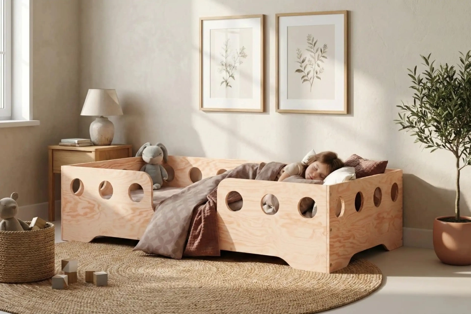 Welches Bett wählt man, wenn Geschwister sich ein kleines Zimmer teilen? Praktischer Leitfaden